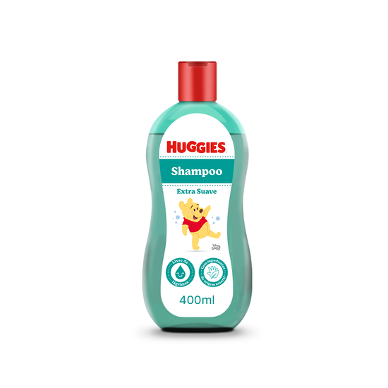 Shampoo Huggies Extra Suave Hipoalergênico 400 ml